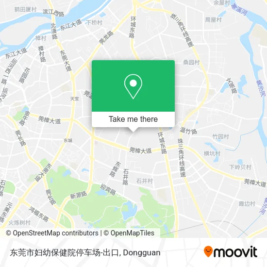 东莞市妇幼保健院停车场-出口 map