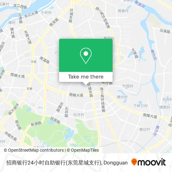 招商银行24小时自助银行(东莞星城支行) map