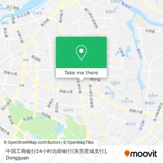 中国工商银行24小时自助银行(东莞星城支行) map