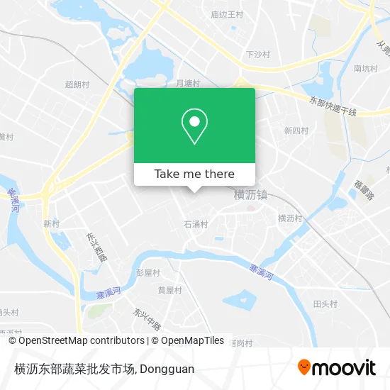 横沥东部蔬菜批发市场 map