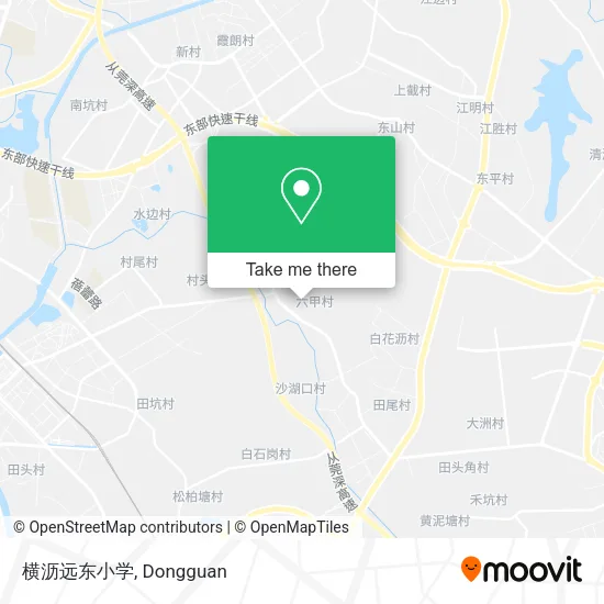 横沥远东小学 map