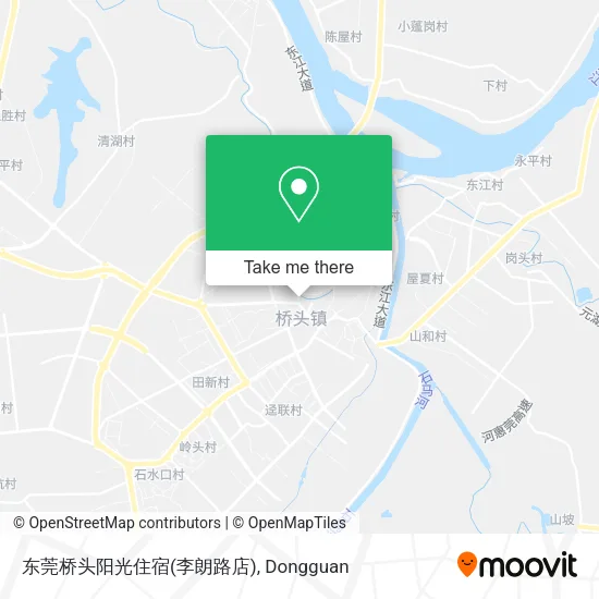 东莞桥头阳光住宿(李朗路店) map