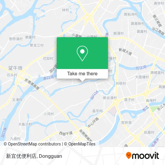 新宜优便利店 map