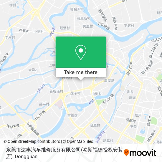 东莞市达丰汽车维修服务有限公司(泰斯福德授权安装店) map
