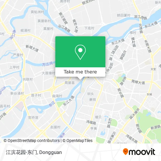 江滨花园-东门 map
