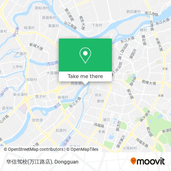 华信驾校(万江路店) map