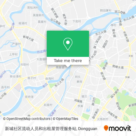 新城社区流动人员和出租屋管理服务站 map