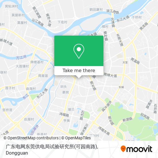 广东电网东莞供电局试验研究所(可园南路) map