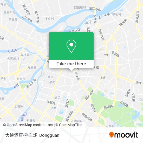 大通酒店-停车场 map