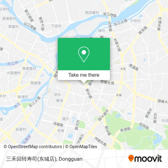 三禾回转寿司(东城店) map