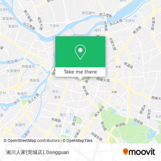 湘川人家(莞城店) map