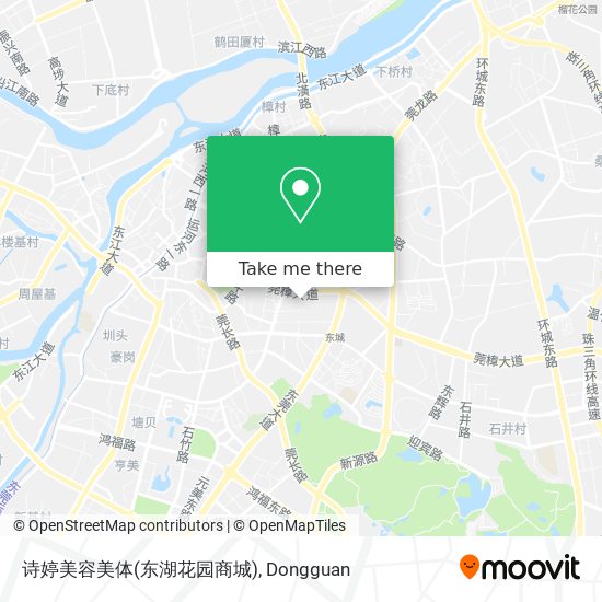 诗婷美容美体(东湖花园商城) map