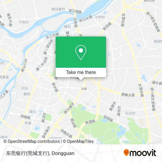 东莞银行(莞城支行) map