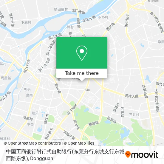 中国工商银行附行式自助银行(东莞分行东城支行东城西路东纵) map