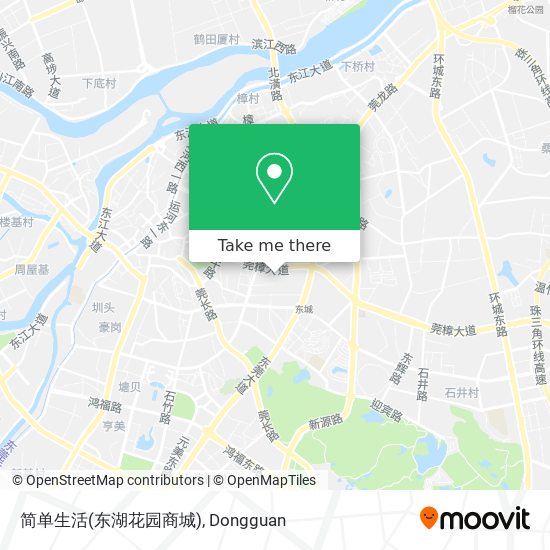 简单生活(东湖花园商城) map