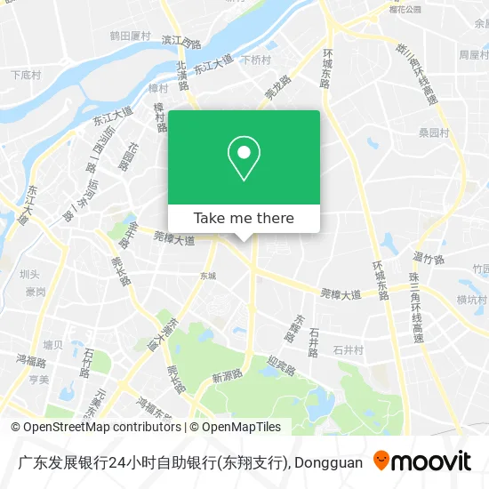 广东发展银行24小时自助银行(东翔支行) map