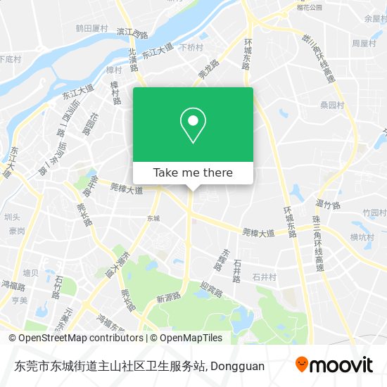 东莞市东城街道主山社区卫生服务站 map