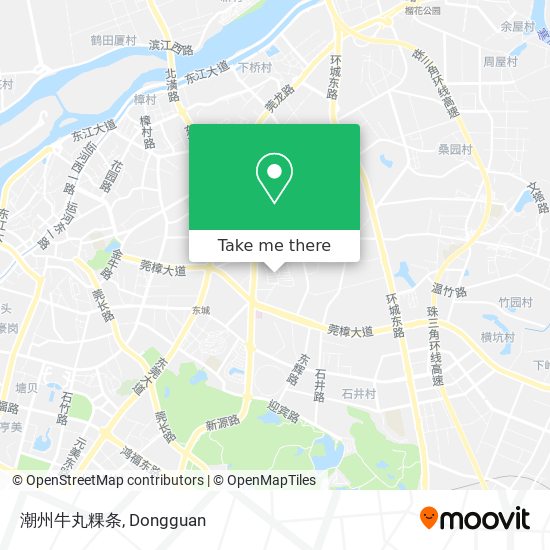 潮州牛丸粿条 map