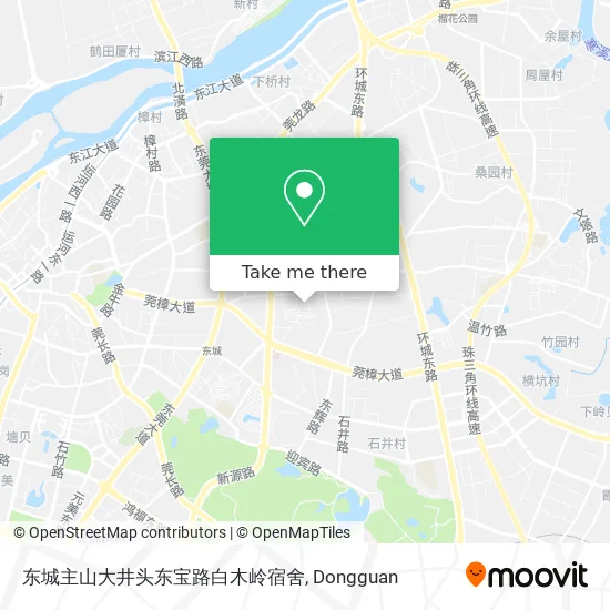 东城主山大井头东宝路白木岭宿舍 map