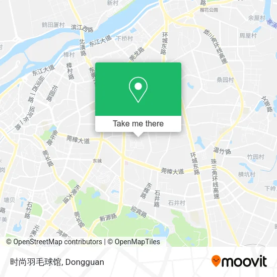 时尚羽毛球馆 map