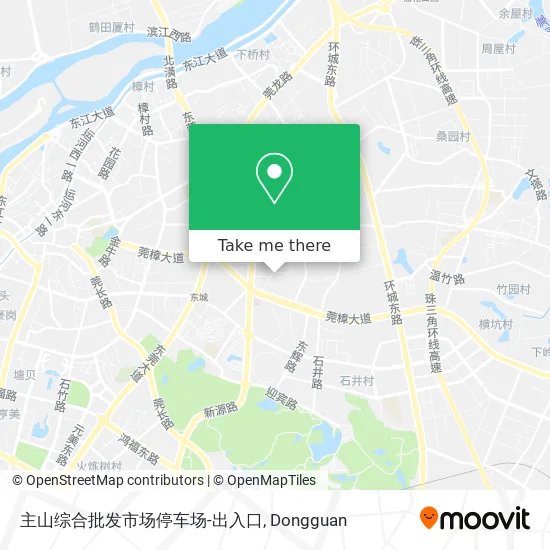 主山综合批发市场停车场-出入口 map