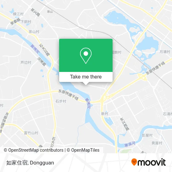 如家住宿 map