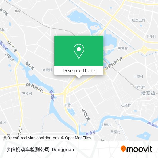 永信机动车检测公司 map