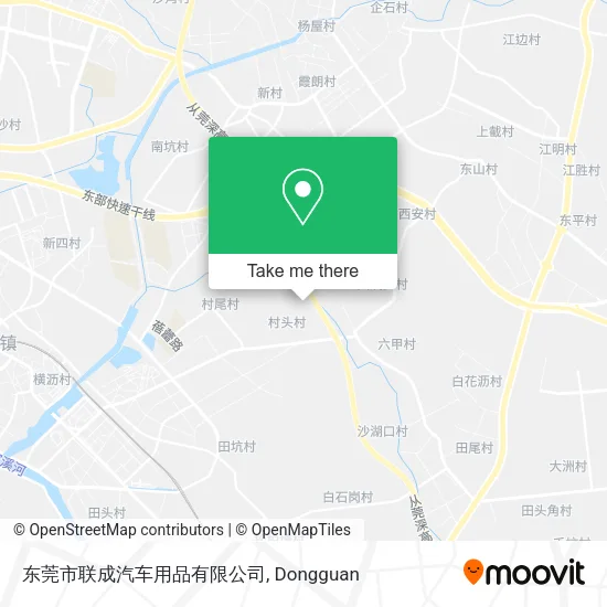 东莞市联成汽车用品有限公司 map
