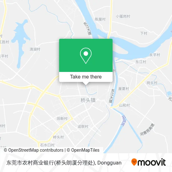 东莞市农村商业银行(桥头朗厦分理处) map