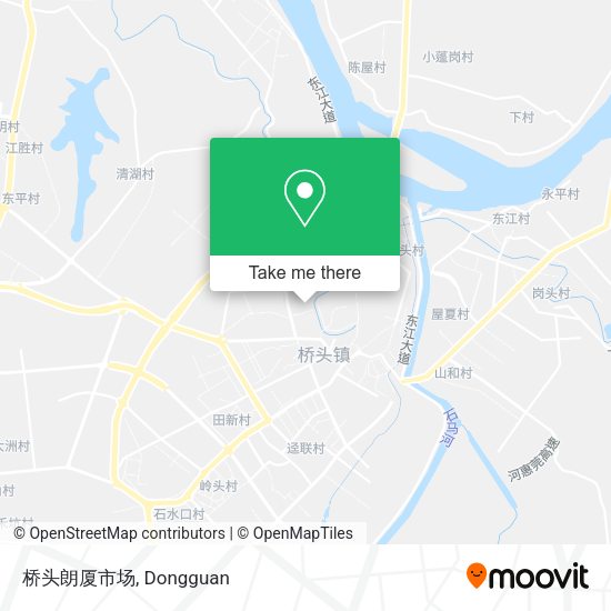 桥头朗厦市场 map