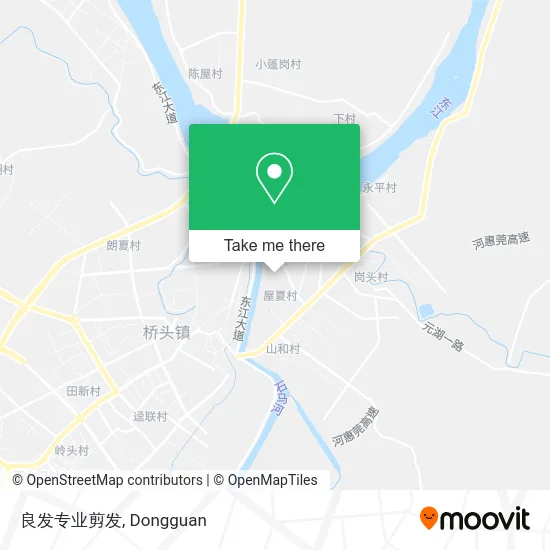 良发专业剪发 map