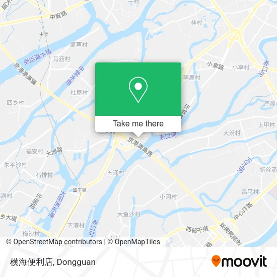 横海便利店 map