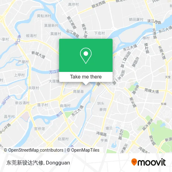 东莞新骏达汽修 map