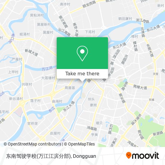 东南驾驶学校(万江江滨分部) map