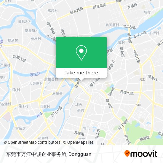 东莞市万江中诚企业事务所 map