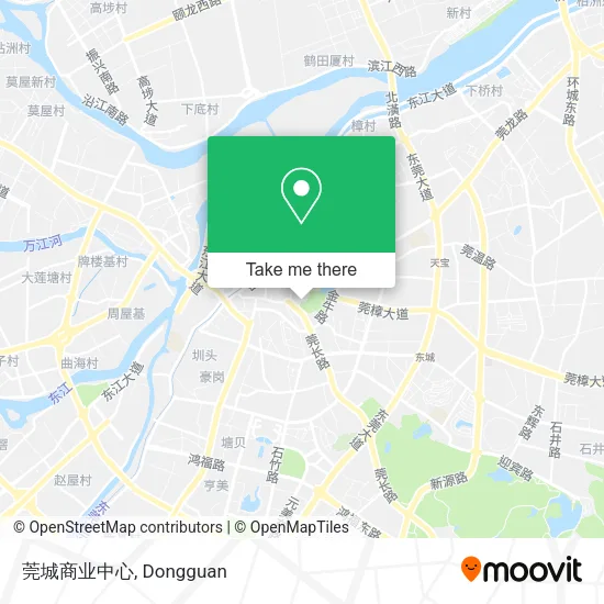 莞城商业中心 map