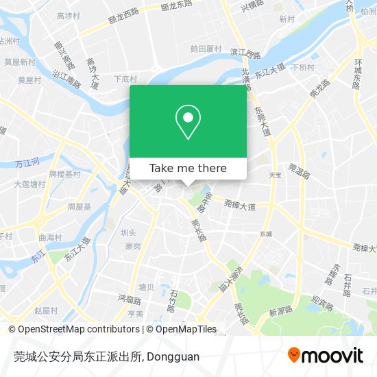 莞城公安分局东正派出所 map