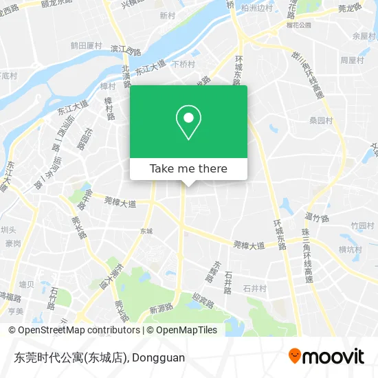 东莞时代公寓(东城店) map