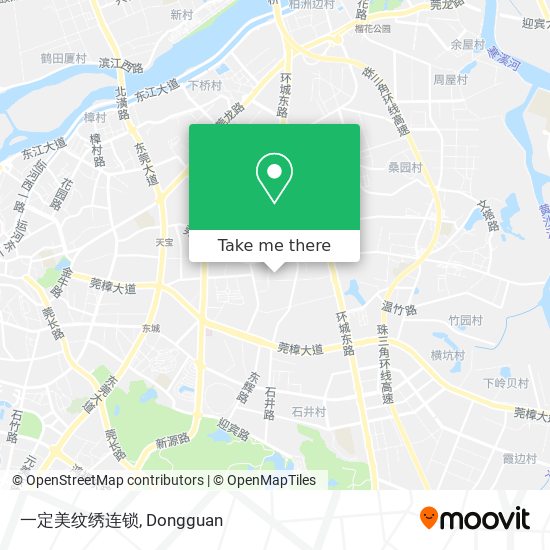 一定美纹绣连锁 map