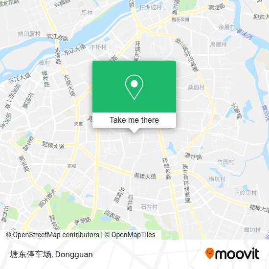 塘东停车场 map