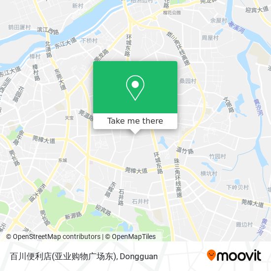 百川便利店(亚业购物广场东) map