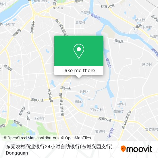 东莞农村商业银行24小时自助银行(东城兴园支行) map