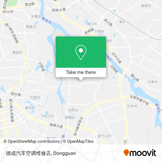 德成汽车空调维修店 map