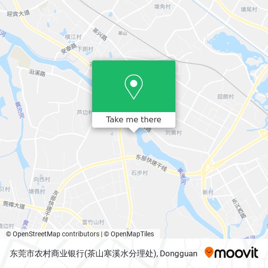 东莞市农村商业银行(茶山寒溪水分理处) map