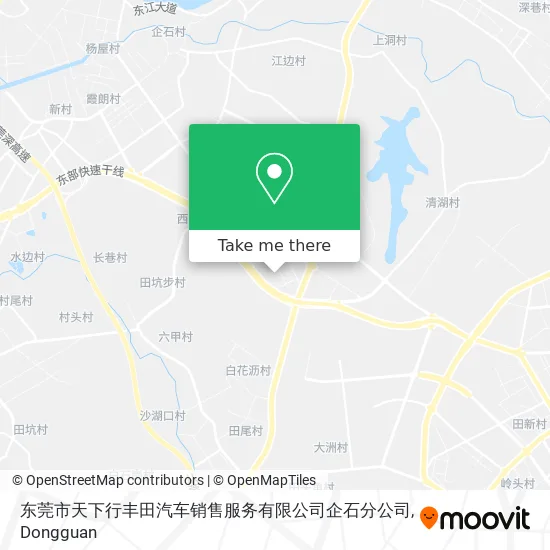 东莞市天下行丰田汽车销售服务有限公司企石分公司 map