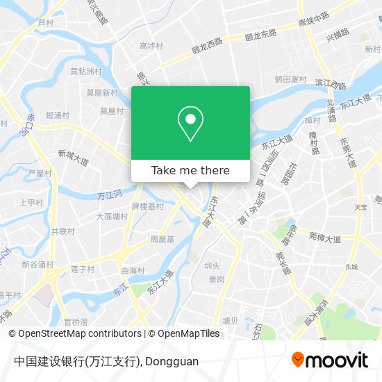 中国建设银行(万江支行) map