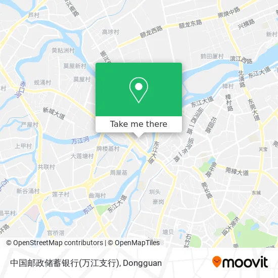 中国邮政储蓄银行(万江支行) map