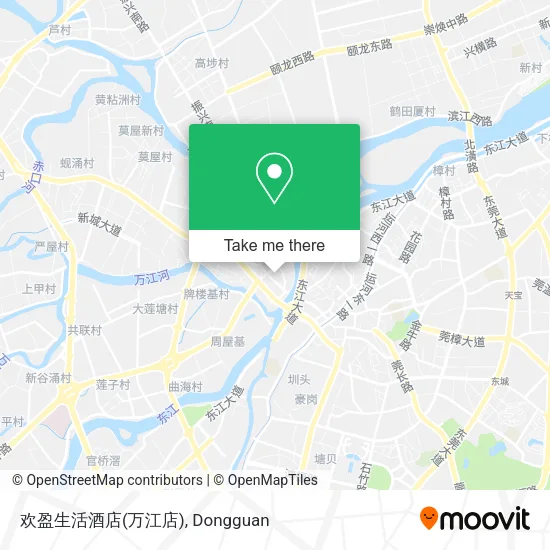 欢盈生活酒店(万江店) map