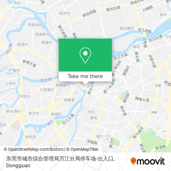 东莞市城市综合管理局万江分局停车场-出入口 map