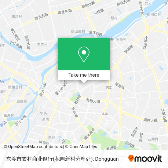 东莞市农村商业银行(花园新村分理处) map